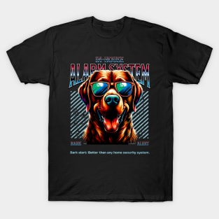 Bark Alert Chesapeake Bay Retriever Dog T-Shirt